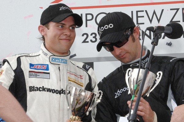 Halliday & Lester on Podium at Taupo 2008